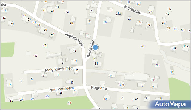 Ochojno, Kamieniec, 4, mapa Ochojno