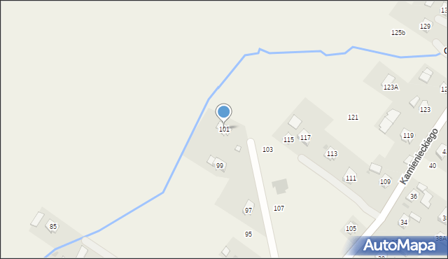 Odrzykoń, Kamienieckiego Mikołaja, hetm., 101, mapa Odrzykoń