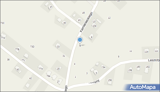 Odrzykoń, Kamienieckiego Mikołaja, hetm., 6, mapa Odrzykoń