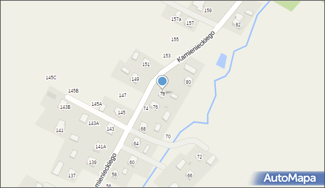 Odrzykoń, Kamienieckiego Mikołaja, hetm., 78, mapa Odrzykoń