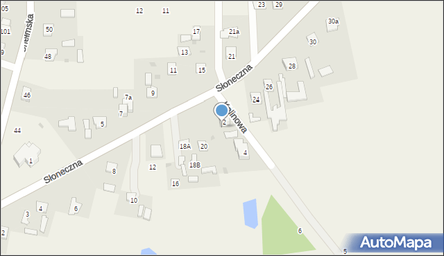 Okszów-Kolonia, Kalinowa, 2a, mapa Okszów-Kolonia