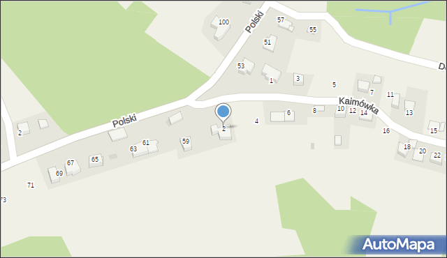 Olszowice, Kaimówka, 2, mapa Olszowice