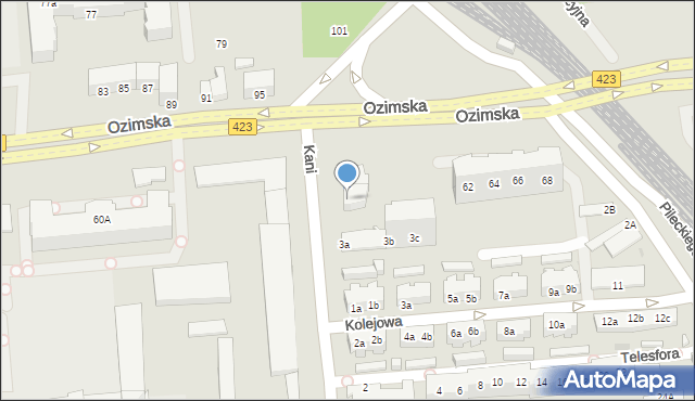 Opole, Kani Jakuba, 3, mapa Opola