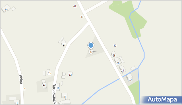 Opolno-Zdrój, Kasztanowa, 37, mapa Opolno-Zdrój