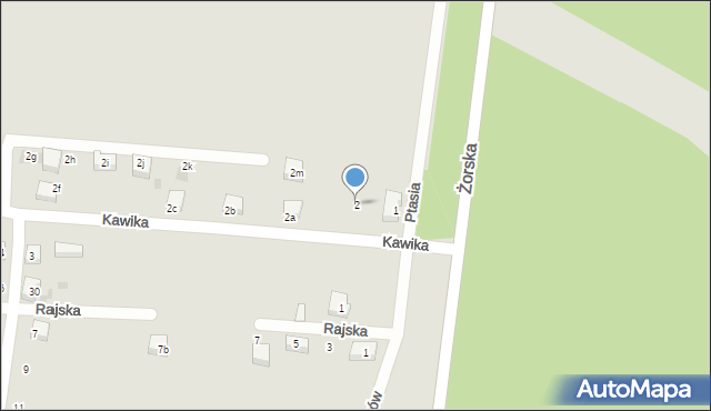 Orzesze, Kawika, 2, mapa Orzesze