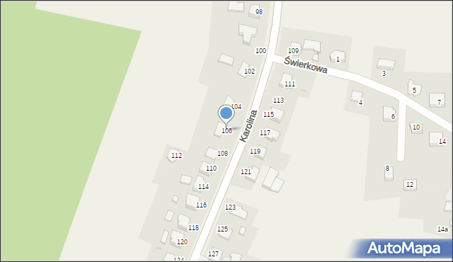 Osiek, Karolina, 106, mapa Osiek