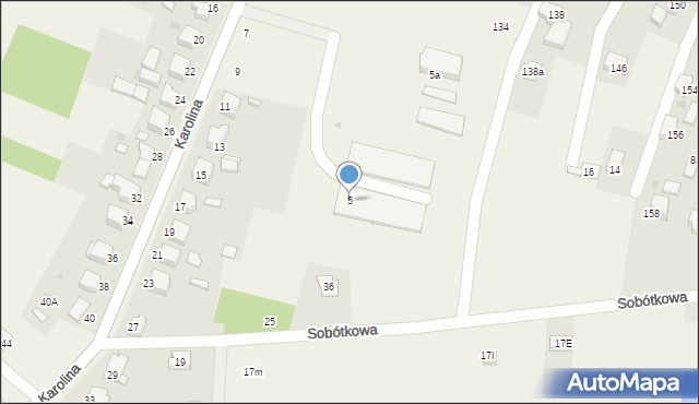 Osiek, Karolina, 5, mapa Osiek