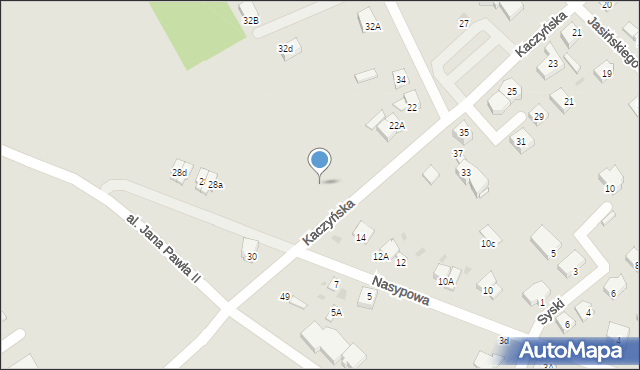 Ostrołęka, Kaczyńska, 26, mapa Ostrołęka