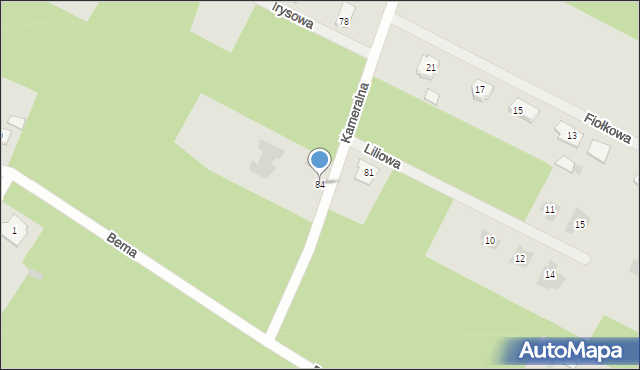 Ostrów Mazowiecka, Kameralna, 84, mapa Ostrów Mazowiecka