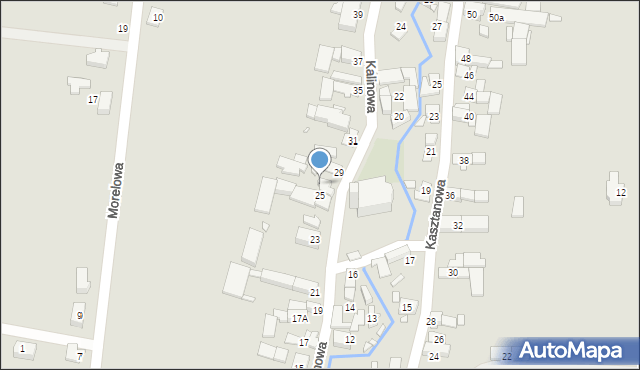 Otmuchów, Kalinowa, 27, mapa Otmuchów