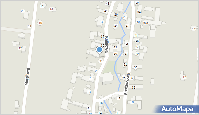 Otmuchów, Kalinowa, 33, mapa Otmuchów