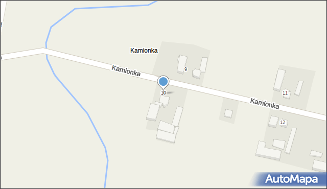 Otorowo, Kamionka, 10, mapa Otorowo