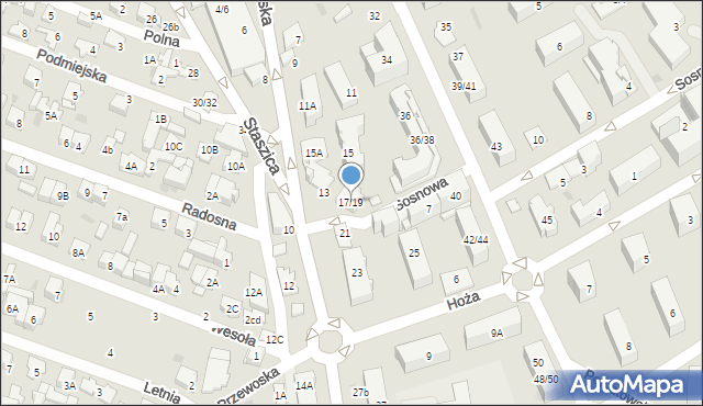 Otwock, Karczewska, 17/19, mapa Otwock