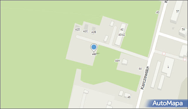 Otwock, Karczewska, 44b, mapa Otwock