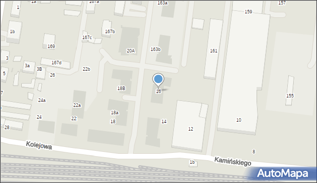 Ożarów Mazowiecki, Kamińskiego Kazimierza, 16, mapa Ożarów Mazowiecki