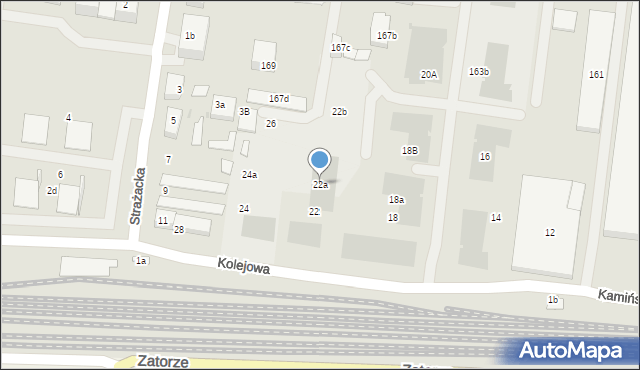 Ożarów Mazowiecki, Kamińskiego Kazimierza, 22a, mapa Ożarów Mazowiecki