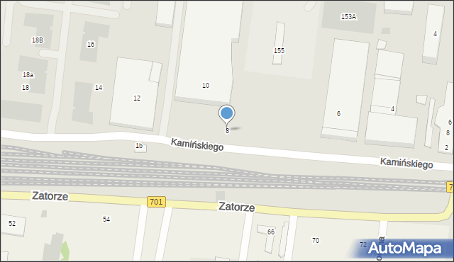 Ożarów Mazowiecki, Kamińskiego Kazimierza, 8, mapa Ożarów Mazowiecki