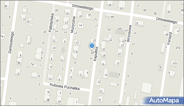 Ożarów Mazowiecki, Kapucka, 13, mapa Ożarów Mazowiecki