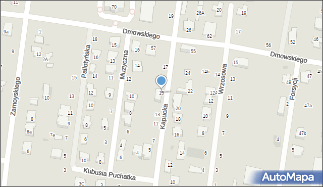 Ożarów Mazowiecki, Kapucka, 15, mapa Ożarów Mazowiecki