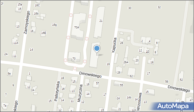 Ożarów Mazowiecki, Kapucka, 19, mapa Ożarów Mazowiecki