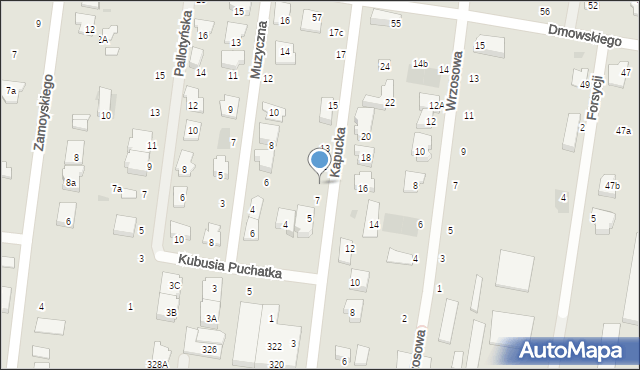 Ożarów Mazowiecki, Kapucka, 9, mapa Ożarów Mazowiecki