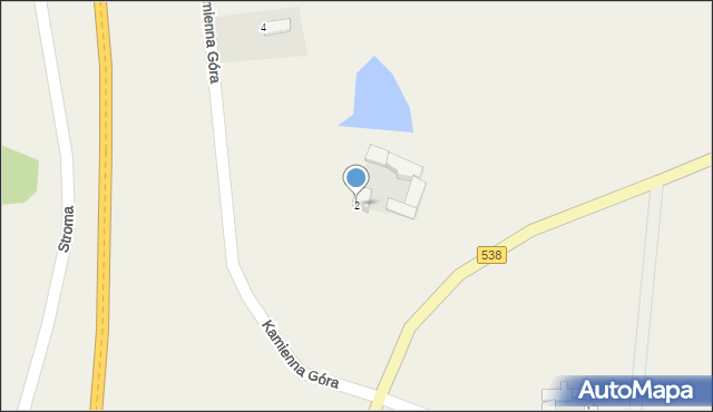 Pacółtowo, Kamienna Góra, 2, mapa Pacółtowo