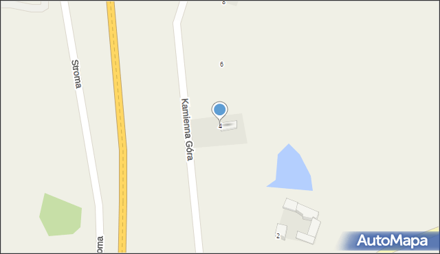 Pacółtowo, Kamienna Góra, 4, mapa Pacółtowo