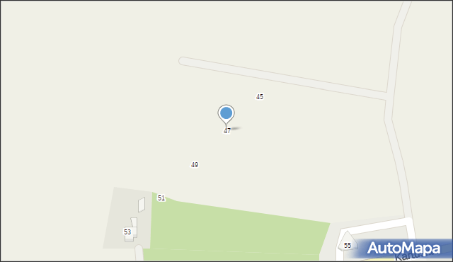 Parchowo, Kartuska, 47, mapa Parchowo