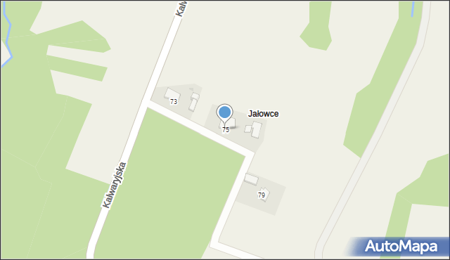 Paszkówka, Kalwaryjska, 75, mapa Paszkówka