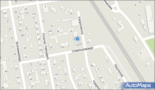 Piaseczno, Kasprowicza Jana, 11, mapa Piaseczno