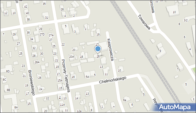 Piaseczno, Kasprowicza Jana, 15, mapa Piaseczno