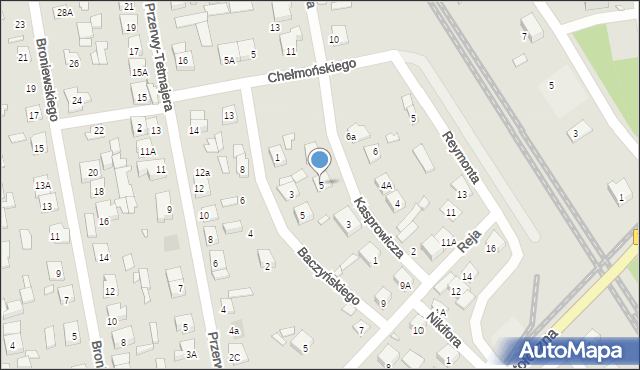 Piaseczno, Kasprowicza Jana, 5, mapa Piaseczno