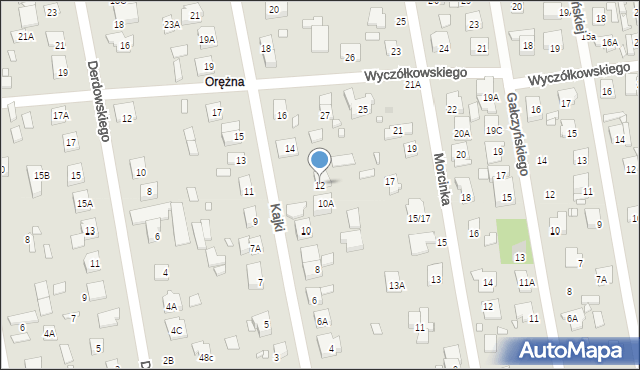 Piaseczno, Kajki Michała, 12, mapa Piaseczno