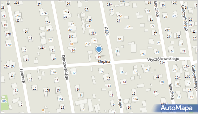 Piaseczno, Kajki Michała, 19, mapa Piaseczno