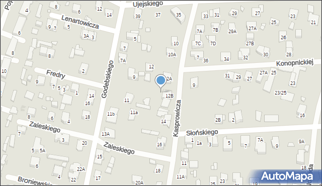 Piastów, Kasprowicza Jana, 12D, mapa Piastów