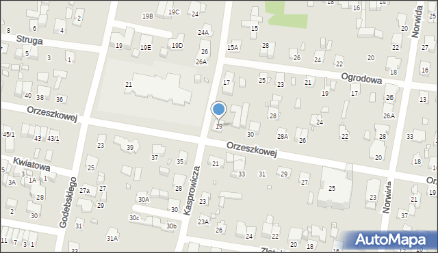 Piastów, Kasprowicza Jana, 19, mapa Piastów