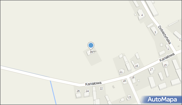 Piekary, Kanałowa, 29, mapa Piekary