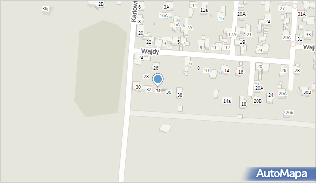 Piekary Śląskie, Karłowicza Mieczysława, 34, mapa Piekary Śląskie
