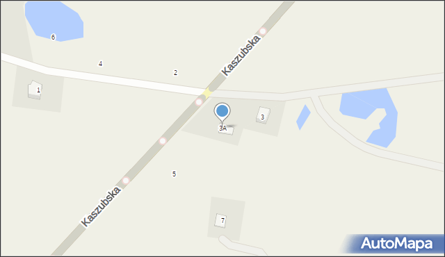 Piekło Dolne, Kaszubska, 3A, mapa Piekło Dolne