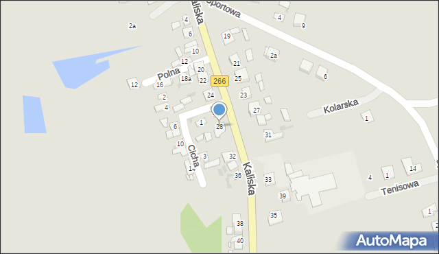 Piotrków Kujawski, Kaliska, 28, mapa Piotrków Kujawski