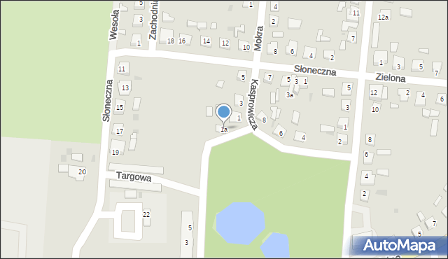Piotrków Kujawski, Kasprowicza Jana, 1a, mapa Piotrków Kujawski