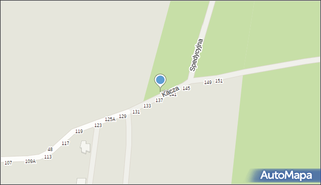 Piotrków Trybunalski, Kacza, 54, mapa Piotrków Trybunalski