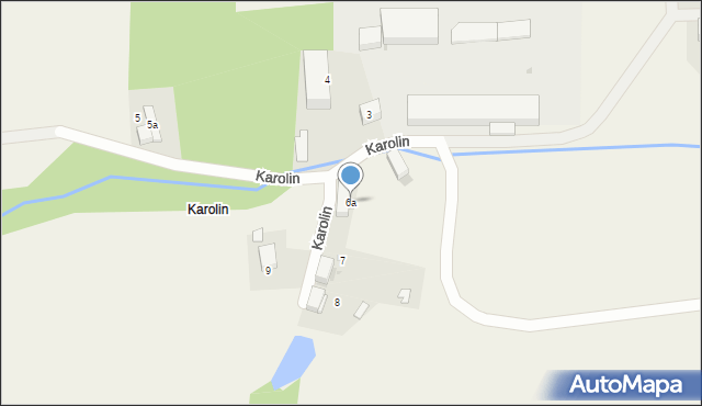 Piotrówek, Karolin, 6a, mapa Piotrówek