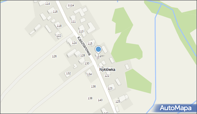 Piotrowice, Kasztanowa, 117, mapa Piotrowice