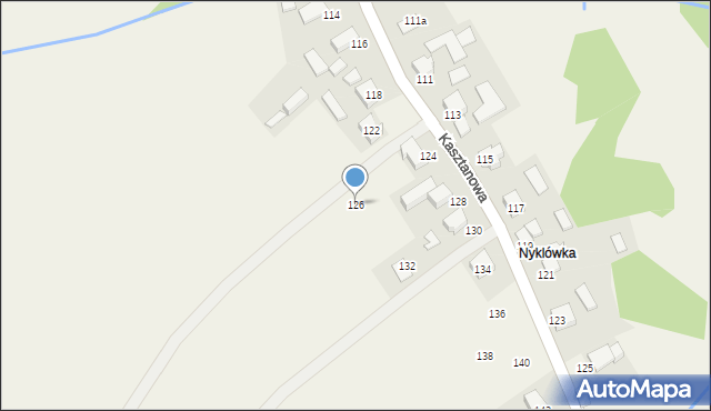Piotrowice, Kasztanowa, 126, mapa Piotrowice