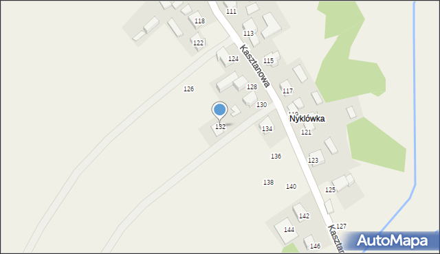 Piotrowice, Kasztanowa, 132, mapa Piotrowice
