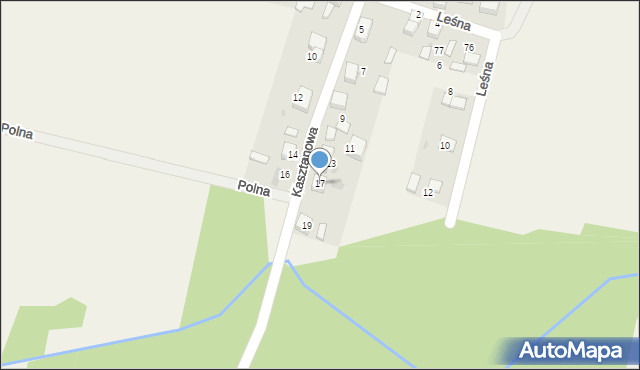 Piotrowice, Kasztanowa, 17, mapa Piotrowice