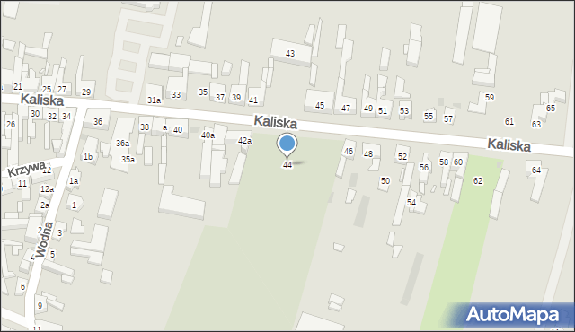 Pleszew, Kaliska, 44, mapa Pleszew