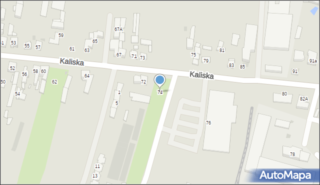 Pleszew, Kaliska, 74, mapa Pleszew