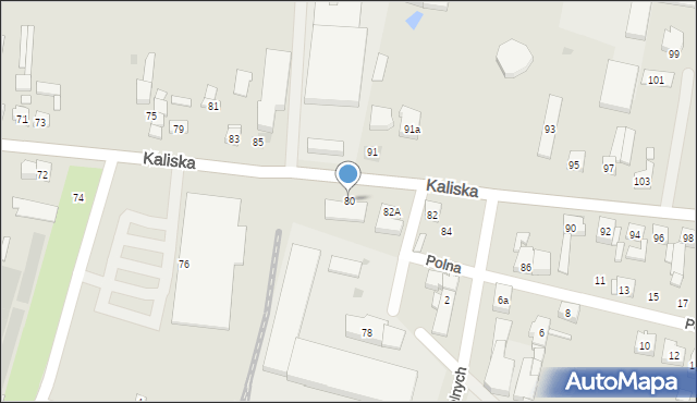 Pleszew, Kaliska, 80, mapa Pleszew